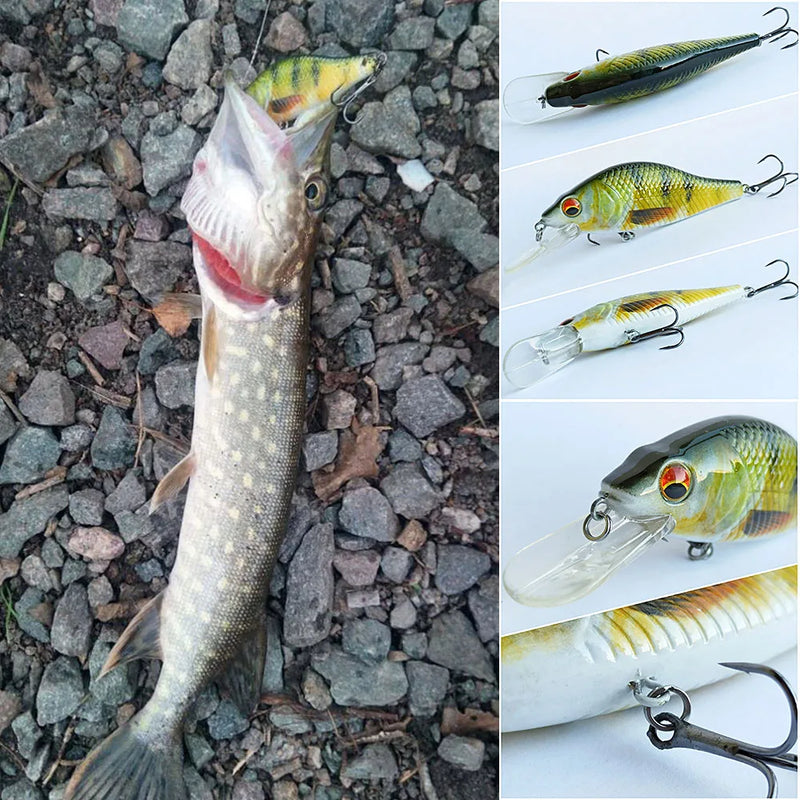 Trehoook 4g/11g/22g preto minnow wobblers pique isca de pesca artificial duro swimbait mini crankbaits equipamento de pesca iscas