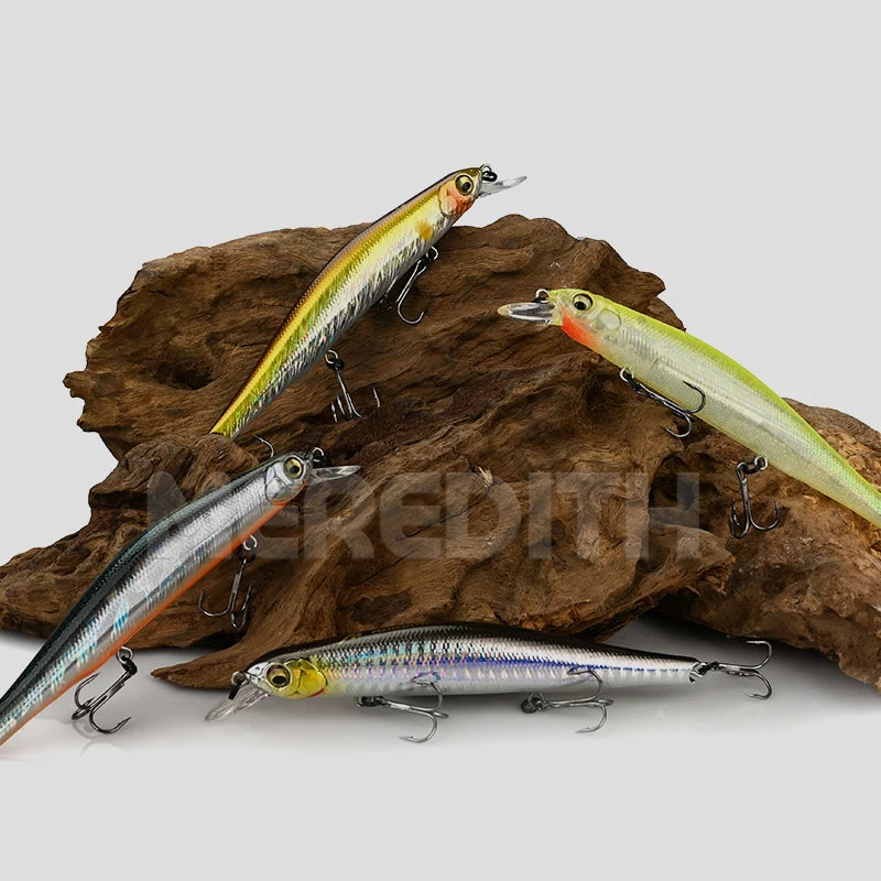 Meredith ORBIT-110SP sistema magnético orbital superior iscas de pesca minnow wobbler qualidade equipamento de pesca ganchos para pesca