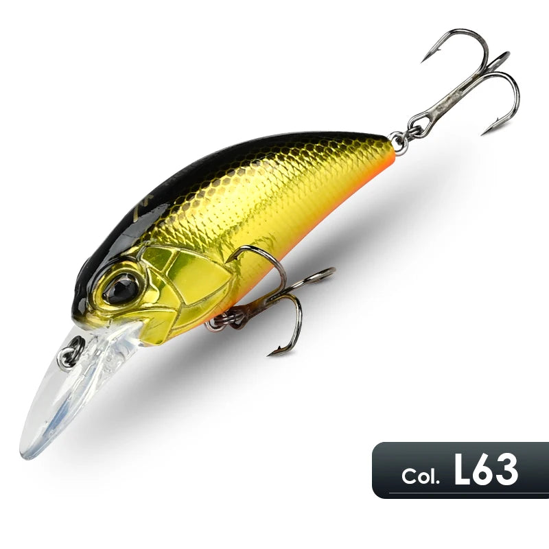 Meredith-isca flutuante dura para pesca, isca wobbler de qualidade profissional, 14g profundidade de 2,0 a 2,5 m, m65, 14g