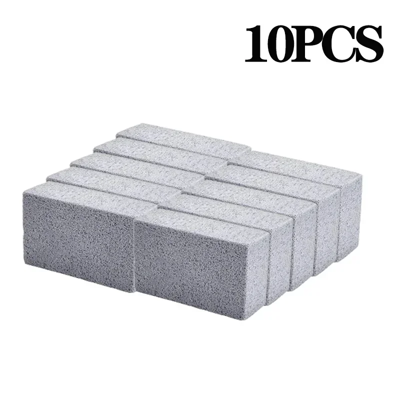 Pedra de limpeza para churrasco, tijolo pequeno cinza, grelha para churrasco, ferramenta de limpeza de placa, pedra-pomes, ferramenta de cozinha