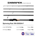 Purelure sharp viagem isca macia longa fiação e fundição xf/mf ação hastes fuji componentes baixo pique vara de pesca carretel