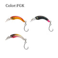LETOYO flutuante truta isca de pesca 40mm 1.2g micro artificial 4cm minnow isca dura mini iscas jerkbait para a área da truta baixo poleiro
