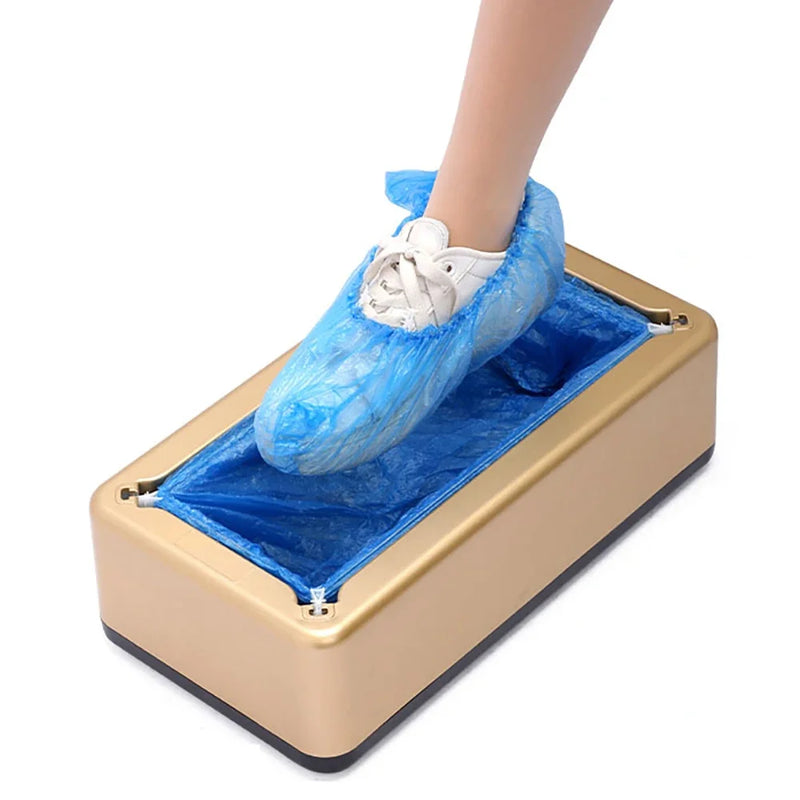 Máquina automática de cobertura de sapato, à prova d'água, descartável, dispensador de sapatos, portátil, mãos livres, para casa, escritório