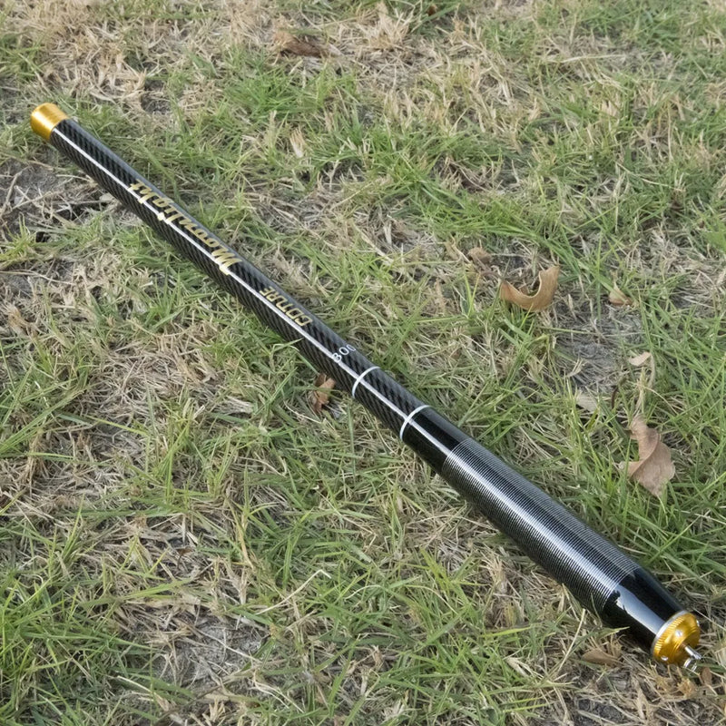 Goture-mini vara de pesca manual, vara de pesca telescópica, fibra de carbono, fluxo, água doce, pesca de carpa, 1,8-3,6 m