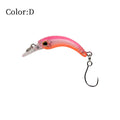 LETOYO flutuante truta isca de pesca 40mm 1.2g micro artificial 4cm minnow isca dura mini iscas jerkbait para a área da truta baixo poleiro