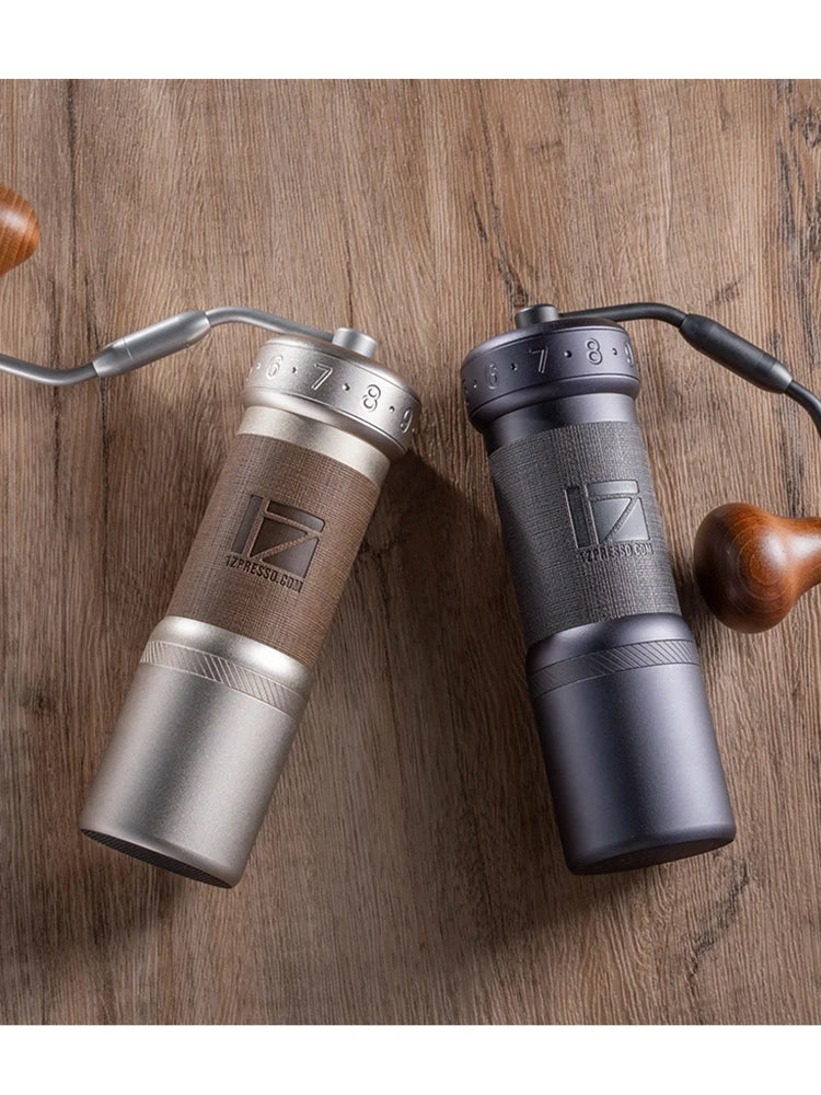 1Zpresso KUltra Moedor de café manual Moinho portátil 48mm Rebarba de aço inoxidável